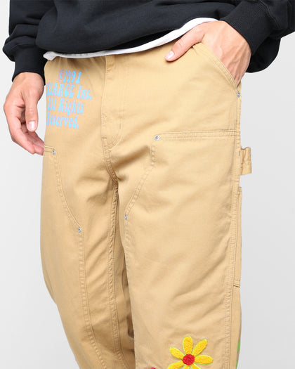 X-Large Daisy Double Knee Work Pants Khaki