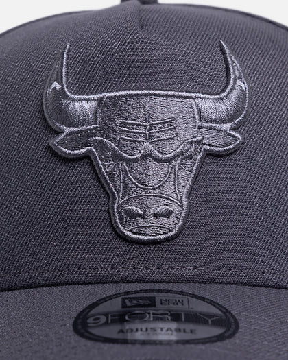 New Era Chicago Bulls 'Graphite Tonal' 9FORTY A-Frame Snapback Graphite