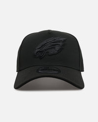New Era Philadelphia Eagles 'Black On Black' 9FORTY A-Frame Snapback Black/Black