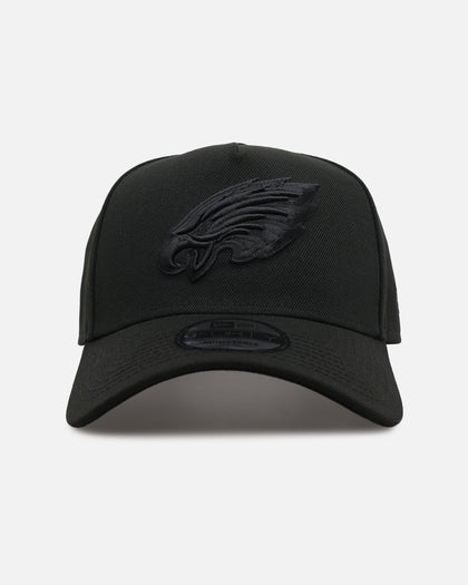 New Era Philadelphia Eagles 'Black On Black' 9FORTY A-Frame Snapback Black/Black