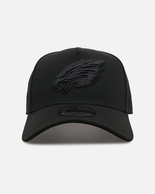 New Era Philadelphia Eagles 'Black On Black' 9FORTY A-Frame Snapback Black/Black