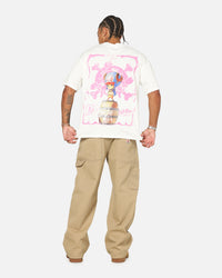 73Studio X One Piece Chopper Vintage T-Shirt Off White