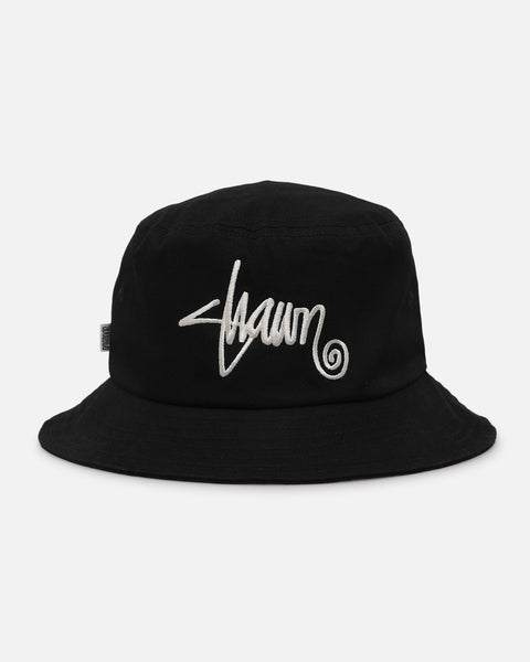 S/DOUBLE SHAWN BUCKET HAT エスダブル バケットハット S Double Shawn Script Bucket Hat Black | Culture Kings US