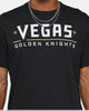 47 Brand Vegas Golden Knights Flint Black T-Shirt Black