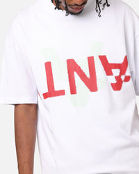 The Anti Order Echo Spray Drop Shoulder T-Shirt White