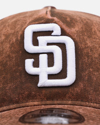 New Era San Diego Padres 'Washed Walnut' 9FORTY A-Frame Snapback Walnut