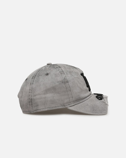 New Era Los Angeles Dodgers 'Cutoff Visor' 9FORTY Snapback Washed Black