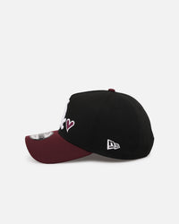 New Era Chicago White Sox 'Burgundy Hearts' 9FORTY A-Frame Snapback Black/Maroon