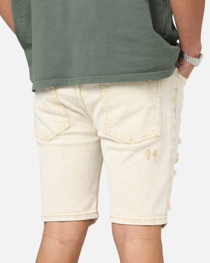 Saint Morta Dynasty V2 Denim Shorts Dirty Blonde