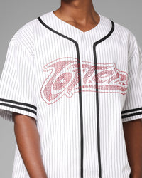 Loiter Silicone Baseball Jersey White