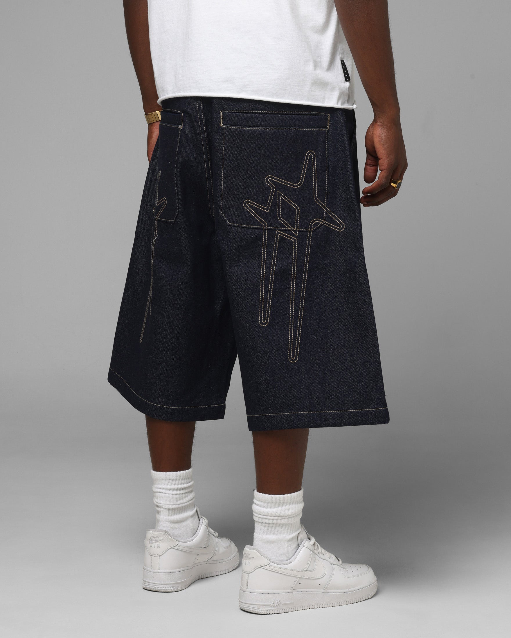 Loiter Star Born Jorts Raw Indigo | Culture Kings US