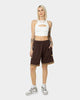 Mitchell & Ness Chicago Bulls Lux Brown Swingman Shorts Baroque Brown