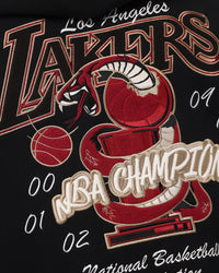 Mitchell & Ness LA Lakers First Team Gold Hoodie Faded Black