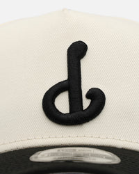 New Era Philadelphia Phillies 'Chrome Upside Down Logo' 9FORTY A-Frame Snapback Chrome/Black