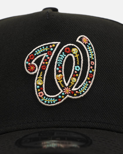 New Era Washington Nationals 'Floral Forever' 9FORTY A-Frame Snapback Black
