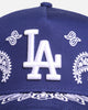 New Era Los Angeles Dodgers 'Paisley' 9FORTY A-Frame Snapback Blue