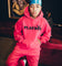 Playboy By CK Wordmark Hoodie Pink