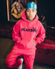 Playboy By CK Wordmark Hoodie Pink