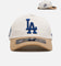 Pro Standard Los Angeles Dodgers 'Signature Suede' Pro Pinch Strapback Eggshell