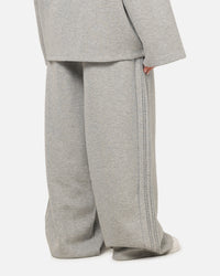 Adidas Women's Teamgeist Rhinestone Track Pants Grey Marle