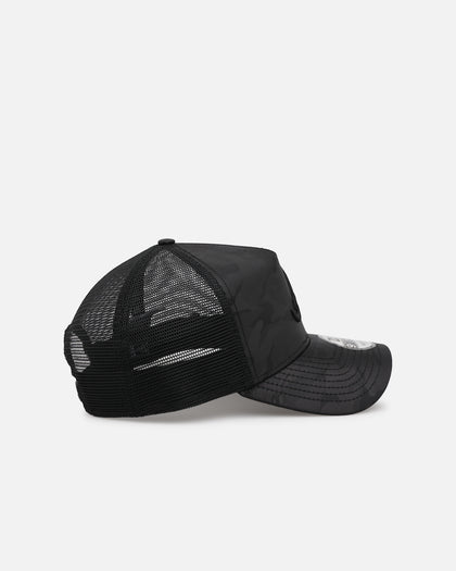 New Era Atlanta Braves 'Camo' 9FORTY A-Frame Trucker Snapback Black