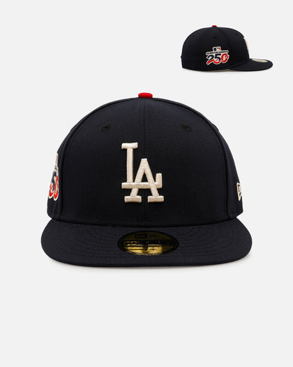 New Era Los Angeles Dodgers '250th Anniversary Side Patch' 59FIFTY Fitted Navy