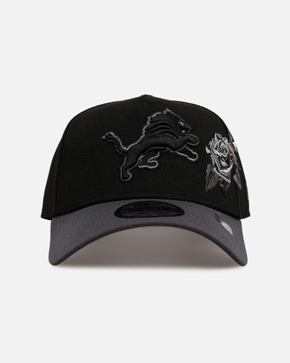 New Era Detroit Lions 'Stealth Roses' 9FORTY A-Frame Snapback Black