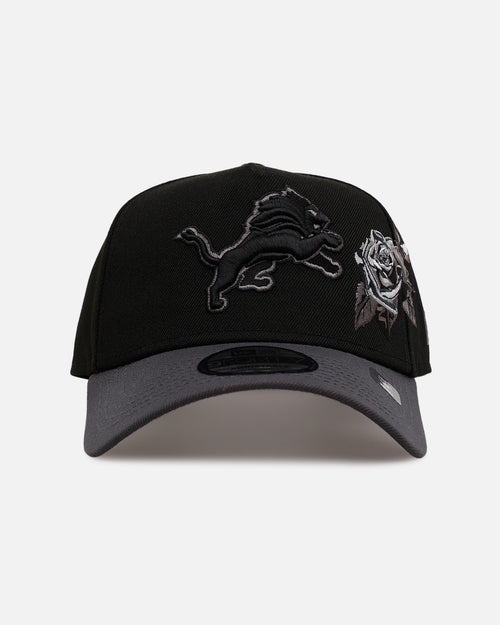 New Era Detroit Lions 'Stealth Roses' 9FORTY A-Frame Snapback Black