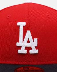 New Era Los Angeles Dodgers 'Grey Bottoms' 59FIFTY Fitted Red/Navy