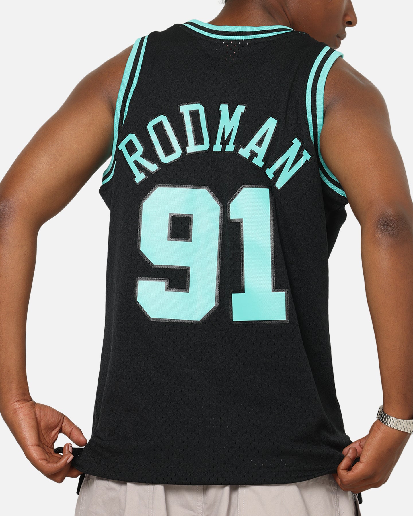 Mitchell & Ness Chicago Bulls Dennis Rodman 'Cool Blue' Swing