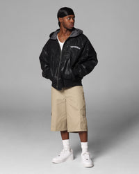 Loiter Star Wars Sith Bomber Jacket Washed Black