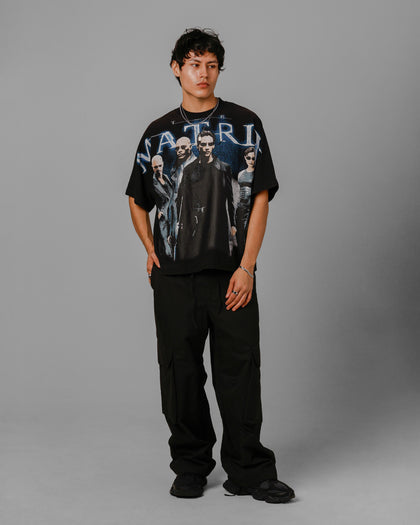 Loiter The Matrix Boxy T-Shirt Washed Black