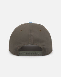 New Era Los Angeles Lakers 'Contrast Visor' Pre-Curved Golfer Snapback Moss/Sky