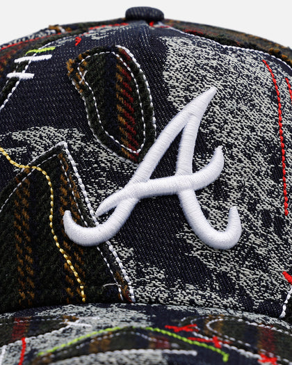 New Era Atlanta Braves 'Running Stitch' 9FORTY A-Frame Snapback Multi
