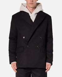 MNML Double Breasted Suit Jacket Black