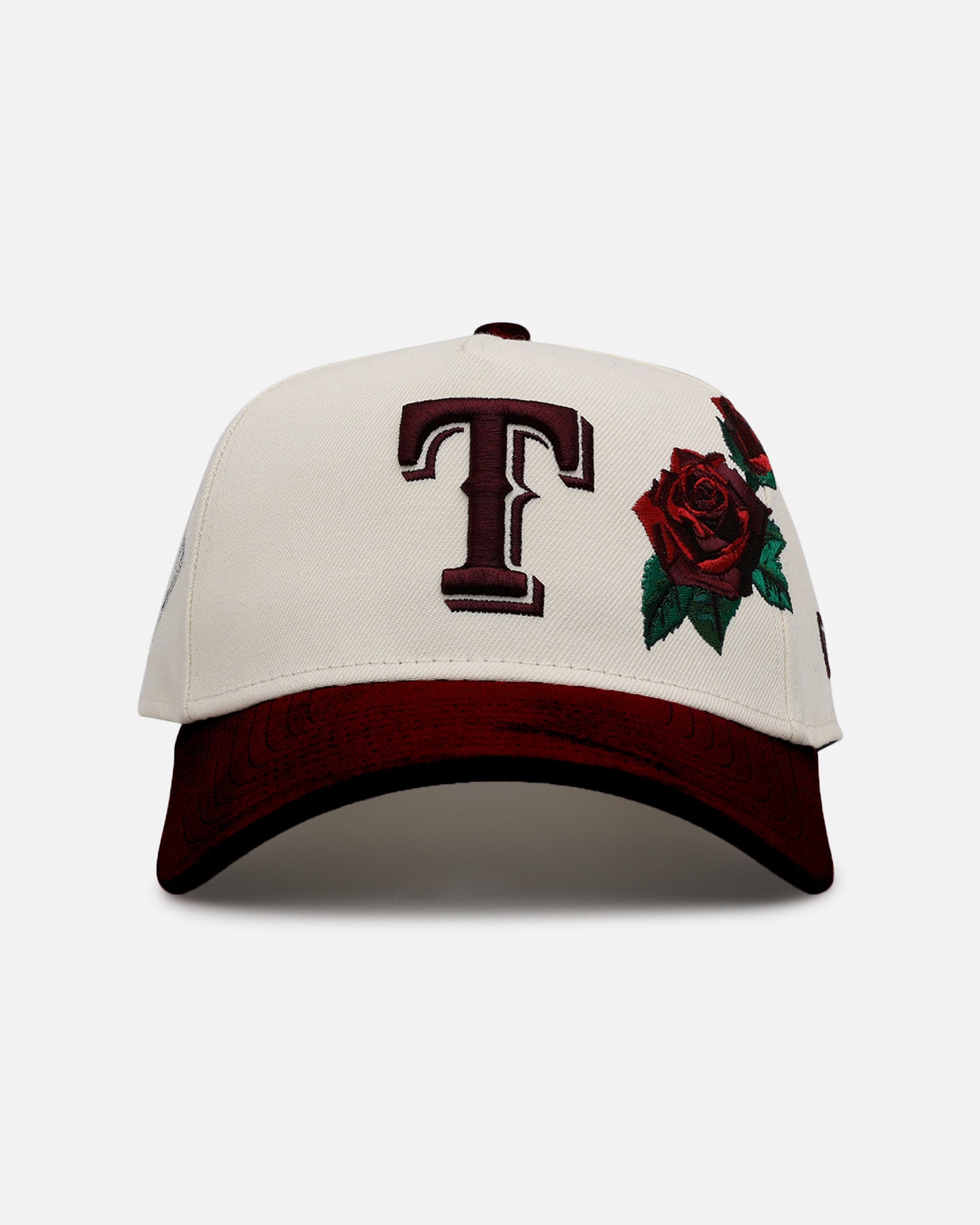 キャップ Velvet Trucker Hat - Iceberg Roses New Era Texas Rangers 'Velvet Roses' 9FORTY A-Frame Snapback
