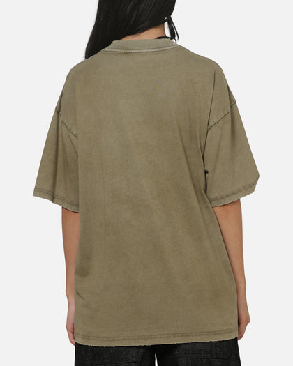 Represent Embellished Represent T-Shirt Vintage Khaki