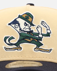 New Era Notre Dame Fighting Irish 'Vintage' 9FORTY A-Frame Snapback Vegas Gold