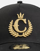 New Era X Culture Kings 'Chainstitch' 9FORTY A-Frame Snapback Black/Gold