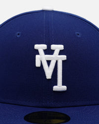 New Era Los Angeles Dodgers 'Upside Down LA Logo' 59FIFTY Fitted Blue