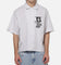 Worship Restraint Box Crop Shirt White Pinstripe