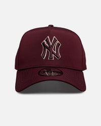 New Era New York Yankees "Prolite" 9Forty A-Frame Snapback Maroon