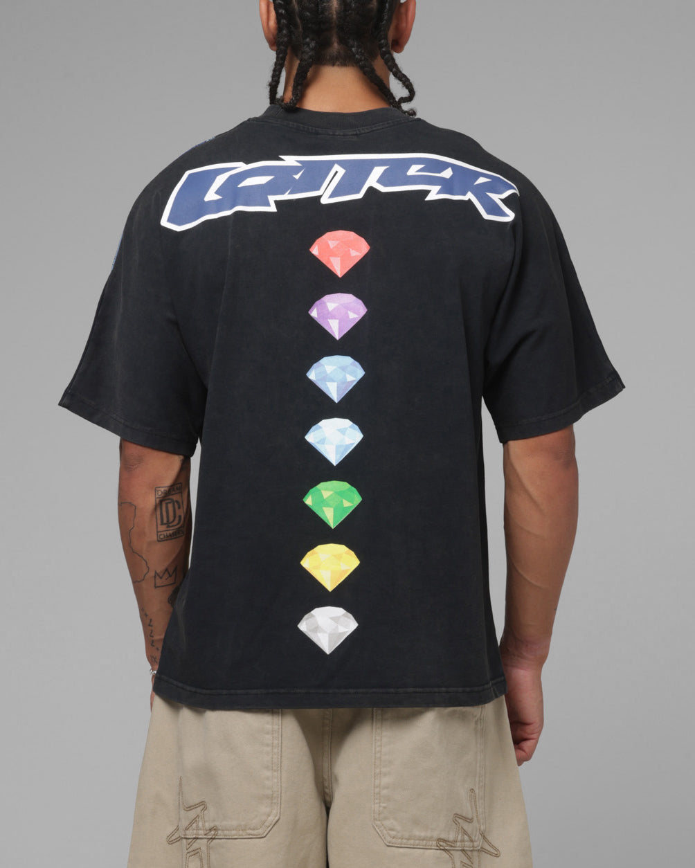 Loiter x Sonic The Hedgehog Vintage T-Shirt Black | Culture Kings US