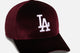 New Era Los Angeles Dodgers 'Velvet Dreams' 9FORTY A-Frame Snapback Maroon/Grey