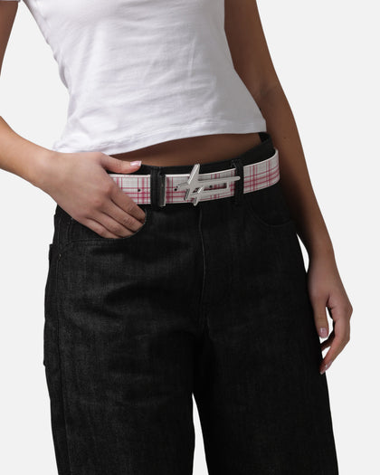 Loiter Star Born Belt Red Plaid