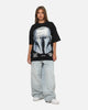 73Studio Star Wars Stand Off Glitter T-Shirt Black Acidwash