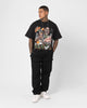 Mitchell & Ness Seattle Supersonics Gary Payton and Shawn Kemp Caricature T-Shirt Faded Black