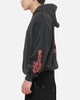 Saint Morta Saints Marked Zip Hoodie Washed Black