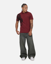 Ed Hardy Euro Polo Shirt Plum