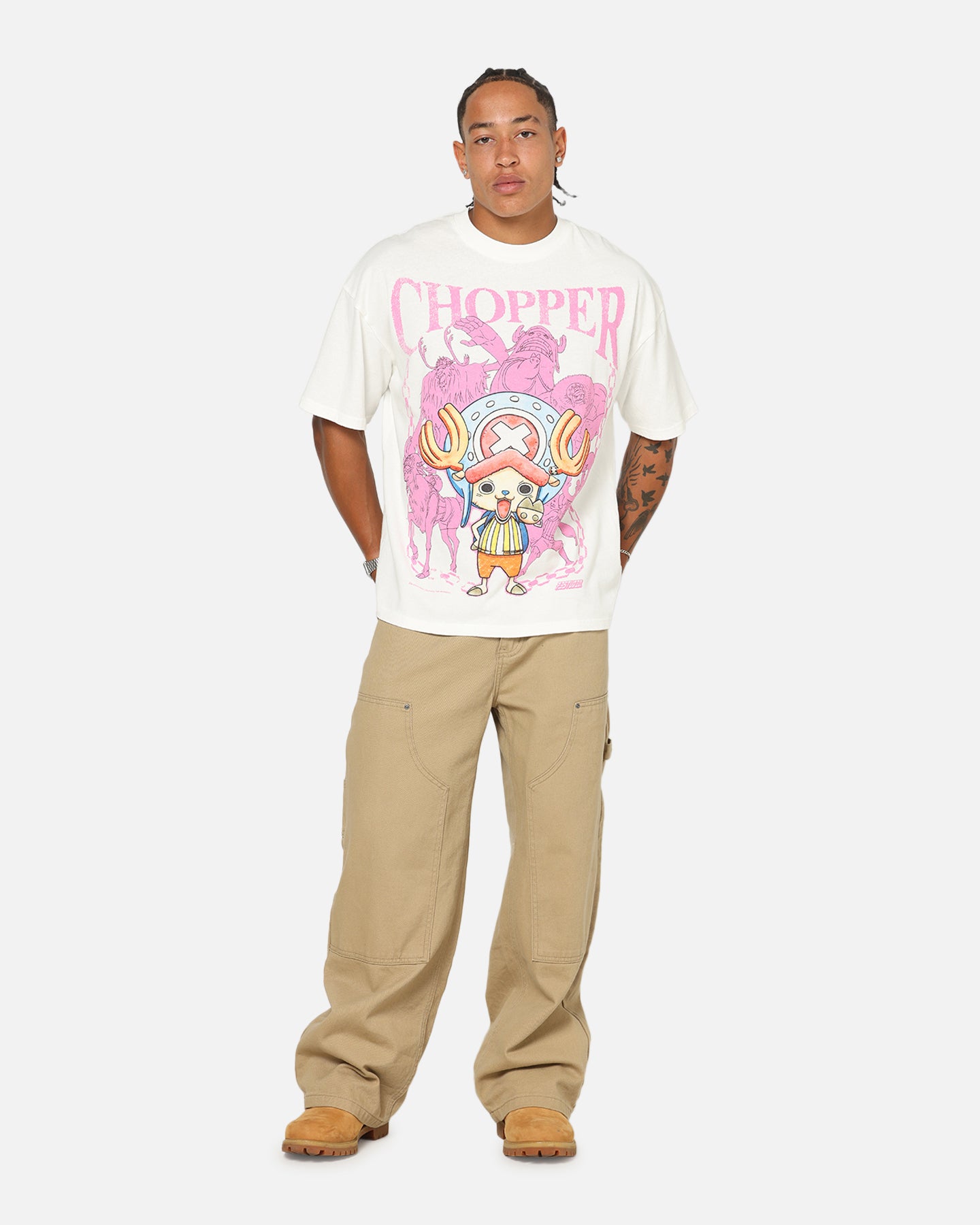 73Studio X One Piece Chopper Vintage T-Shirt Off White | Culture
